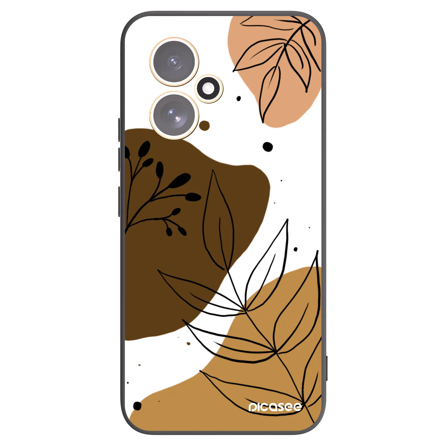 Picasee Μαύρη θήκη σιλικόνης για Honor 400 5G - Boho style