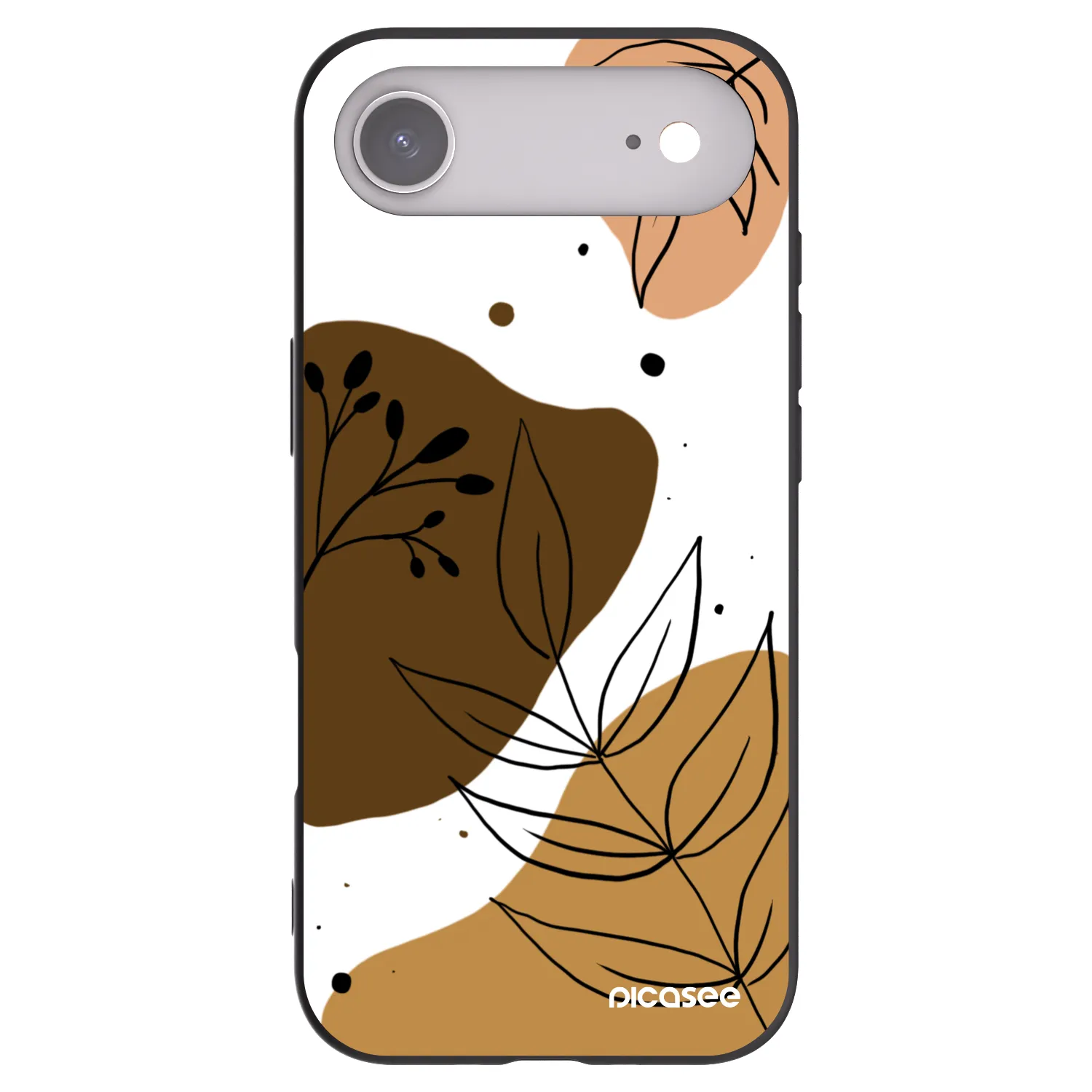 Picasee Μαύρη θήκη σιλικόνης για Apple iPhone Air - Boho style