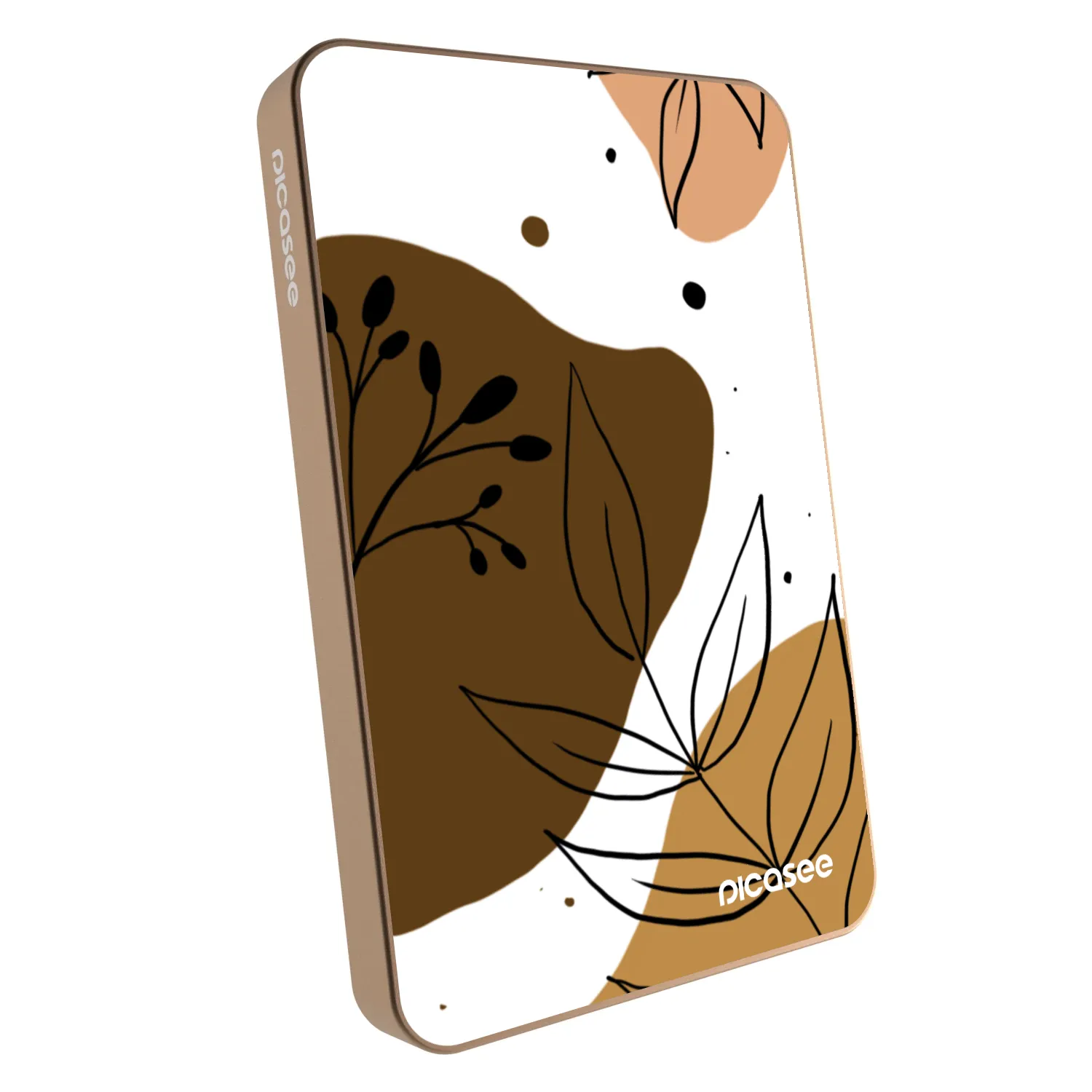 Picasee Powerbank με MagSafe 5 000 mAh Χρυσαφένιος - Boho style