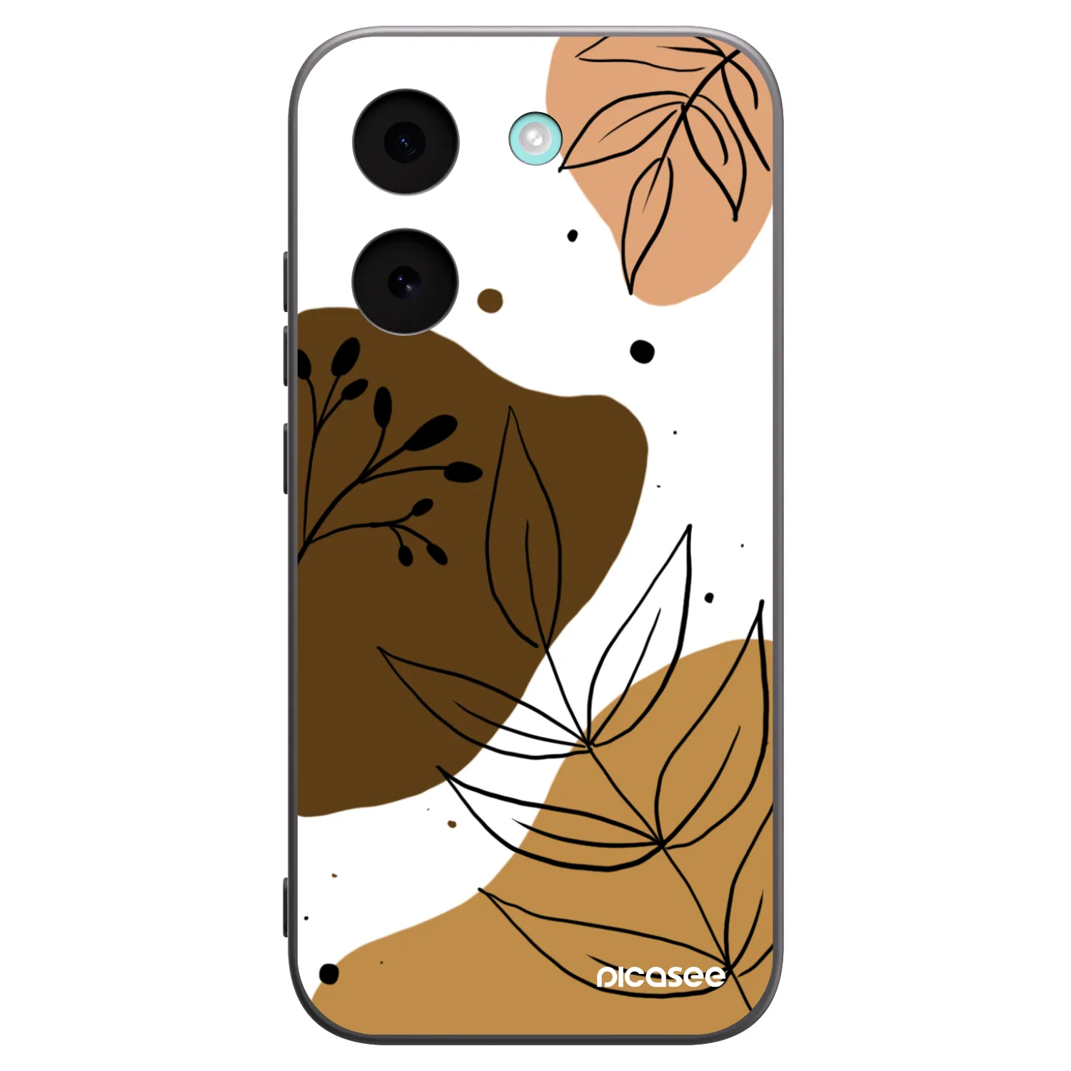 Picasee Μαύρη θήκη σιλικόνης για Xiaomi Poco X8 Pro - Boho style