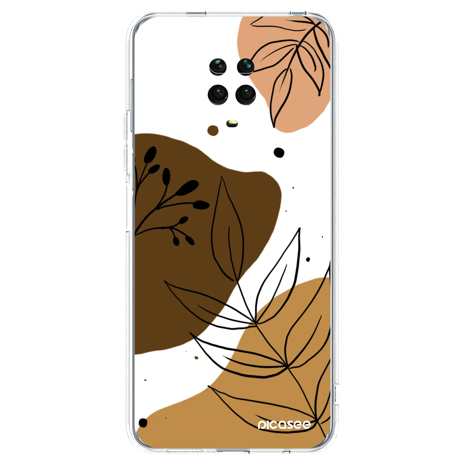 Picasee διαφανής θήκη σιλικόνης Xiaomi Redmi Note 9 Pro - Boho style