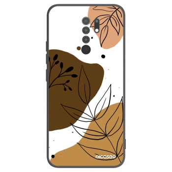 Picasee Μαύρη θήκη σιλικόνης για Xiaomi Redmi 9 - Boho style