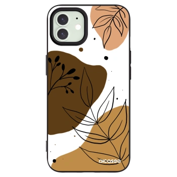 Picasee Μαύρη θήκη σιλικόνης για Apple iPhone 12 - Boho style