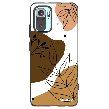 Picasee Μαύρη θήκη σιλικόνης για Xiaomi Redmi Note 10 Pro - Boho style