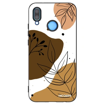 Picasee Μαύρη θήκη σιλικόνης για Huawei P20 Lite - Boho style