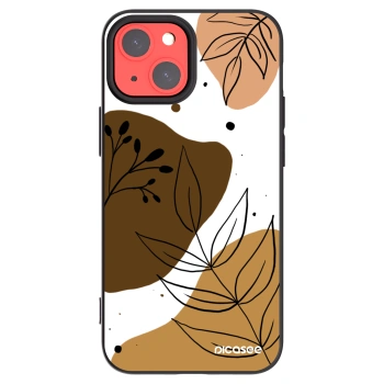 Picasee Μαύρη θήκη σιλικόνης για Apple iPhone 13 mini - Boho style