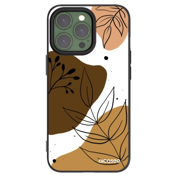 Picasee Μαύρη θήκη σιλικόνης για Apple iPhone 13 Pro - Boho style