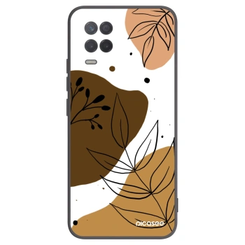 Picasee Μαύρη θήκη σιλικόνης για Realme 8 5G - Boho style