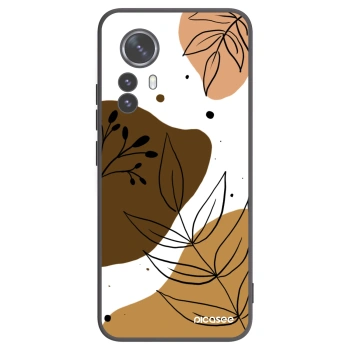 Picasee Μαύρη θήκη σιλικόνης για Xiaomi 12 Pro - Boho style