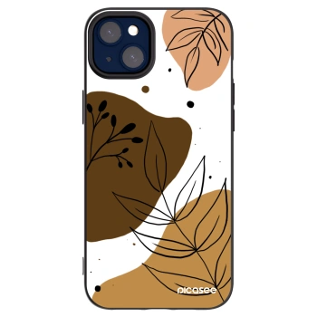 Picasee Μαύρη θήκη σιλικόνης για Apple iPhone 14 Plus - Boho style