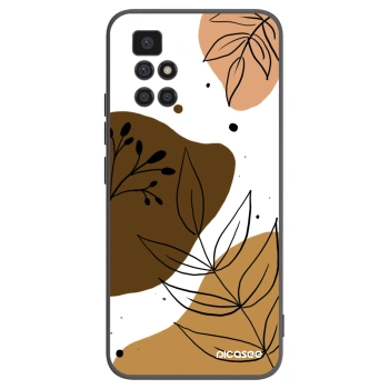 Picasee Μαύρη θήκη σιλικόνης για Xiaomi Redmi 10 (2022) - Boho style