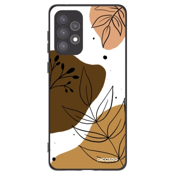 Picasee Μαύρη θήκη σιλικόνης για Samsung Galaxy A73 5G - Boho style