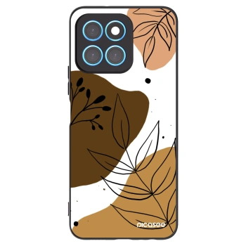 Picasee Μαύρη θήκη σιλικόνης για Honor X8 5G - Boho style