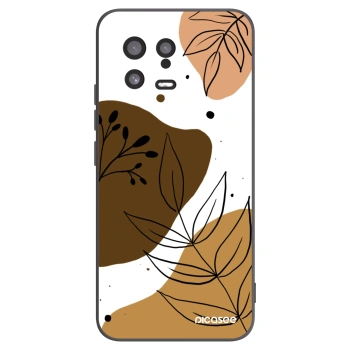 Picasee Μαύρη θήκη σιλικόνης για Xiaomi 13 - Boho style