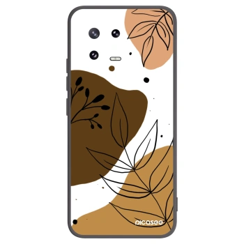 Picasee Μαύρη θήκη σιλικόνης για Xiaomi 13 Pro - Boho style