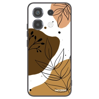 Picasee Μαύρη θήκη σιλικόνης για Xiaomi Poco X6 - Boho style