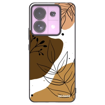 Picasee Μαύρη θήκη σιλικόνης για Xiaomi Redmi Note 13 Pro 5G - Boho style