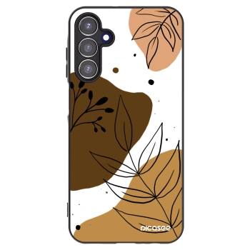 Picasee Μαύρη θήκη σιλικόνης για Samsung Galaxy A15 A156B 5G - Boho style