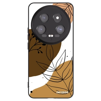Picasee Μαύρη θήκη σιλικόνης για Xiaomi 14 Ultra - Boho style