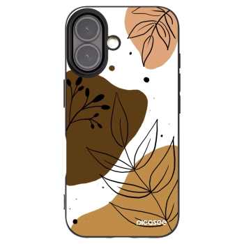 Picasee Μαύρη θήκη σιλικόνης για Apple iPhone 16 - Boho style