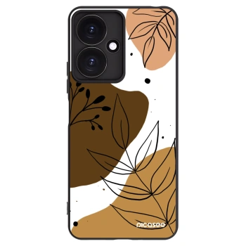 Picasee Μαύρη θήκη σιλικόνης για Xiaomi Redmi 13C 5G - Boho style