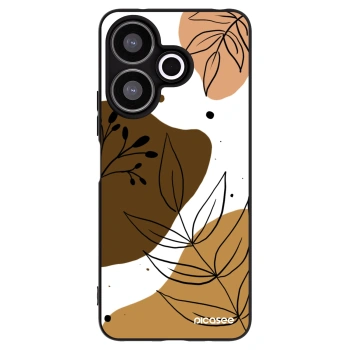Picasee Μαύρη θήκη σιλικόνης για Xiaomi Redmi 13 4G - Boho style