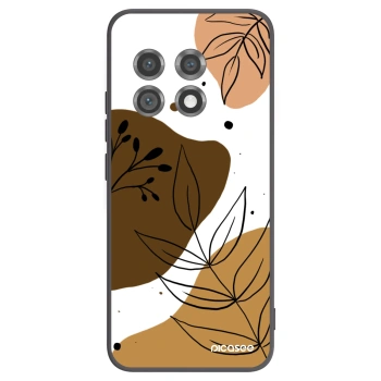 Picasee Μαύρη θήκη σιλικόνης για OnePlus 11 5G - Boho style