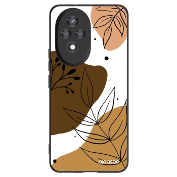 Picasee Μαύρη θήκη σιλικόνης για Honor 200 Pro 5G - Boho style