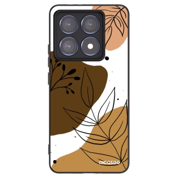 Picasee Μαύρη θήκη σιλικόνης για Xiaomi 14T Pro - Boho style