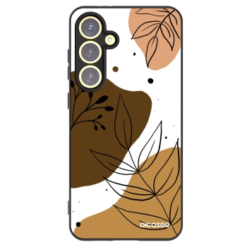 Picasee Μαύρη θήκη σιλικόνης για Samsung Galaxy S24 FE S721B - Boho style