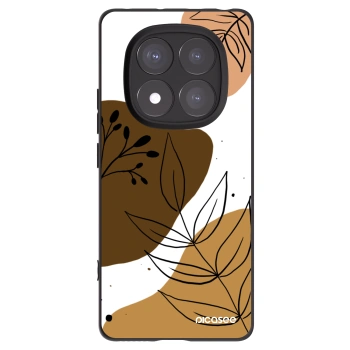 Picasee Μαύρη θήκη σιλικόνης για Xiaomi Redmi Note 14 Pro+ 5G - Boho style