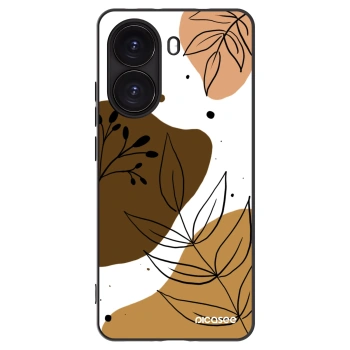 Picasee Μαύρη θήκη σιλικόνης για Xiaomi Poco X7 Pro 5G - Boho style