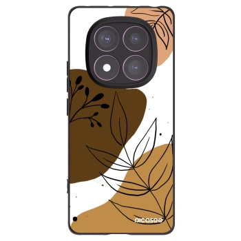 Picasee Μαύρη θήκη σιλικόνης για Xiaomi Redmi Note 14 Pro 4G - Boho style