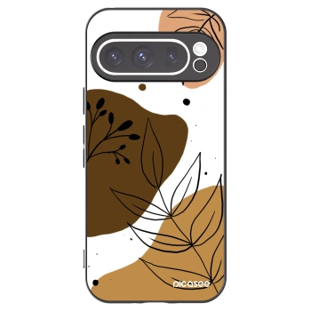 Picasee Μαύρη θήκη σιλικόνης για Google Pixel 9 Pro XL - Boho style