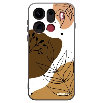 Picasee Μαύρη θήκη σιλικόνης για OPPO Find X9 Pro - Boho style