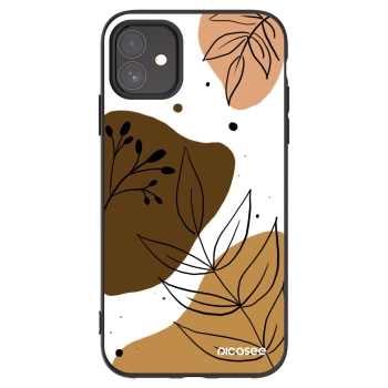 Picasee Μαύρη θήκη σιλικόνης για Apple iPhone 11 - Boho style