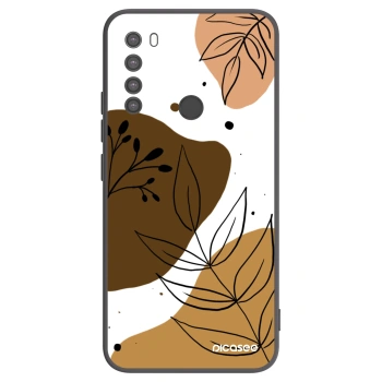 Picasee Μαύρη θήκη σιλικόνης για Xiaomi Redmi Note 8 - Boho style