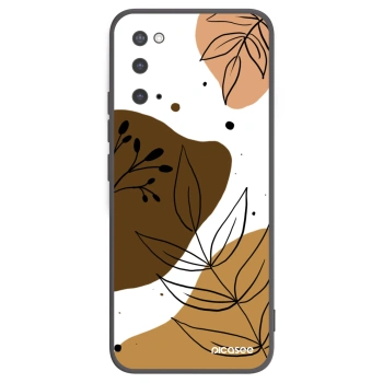 Picasee Μαύρη θήκη σιλικόνης για Samsung Galaxy S20 G980F - Boho style
