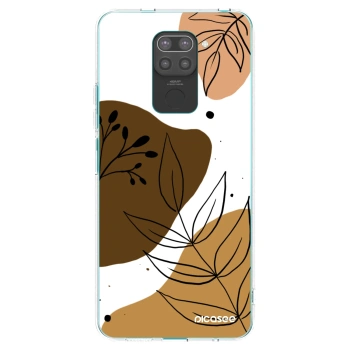 Picasee Μαύρη θήκη σιλικόνης για Xiaomi Redmi Note 9 - Boho style