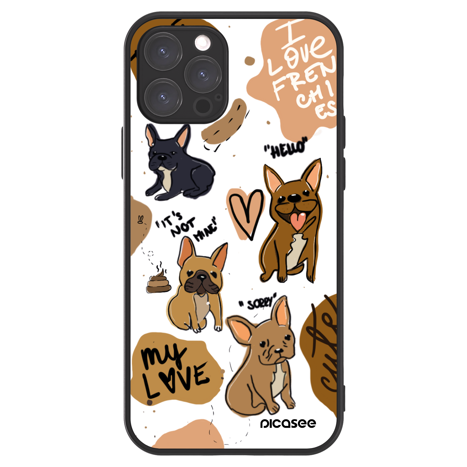Picasee ULTIMATE CASE για Apple iPhone 12 Pro - Frenchies