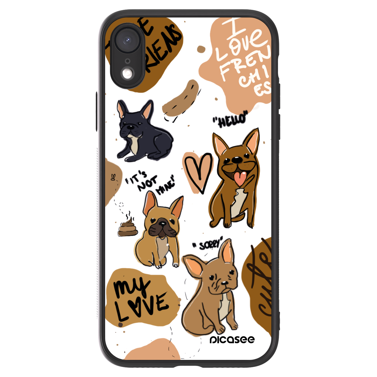 Picasee ULTIMATE CASE για Apple iPhone XR - Frenchies