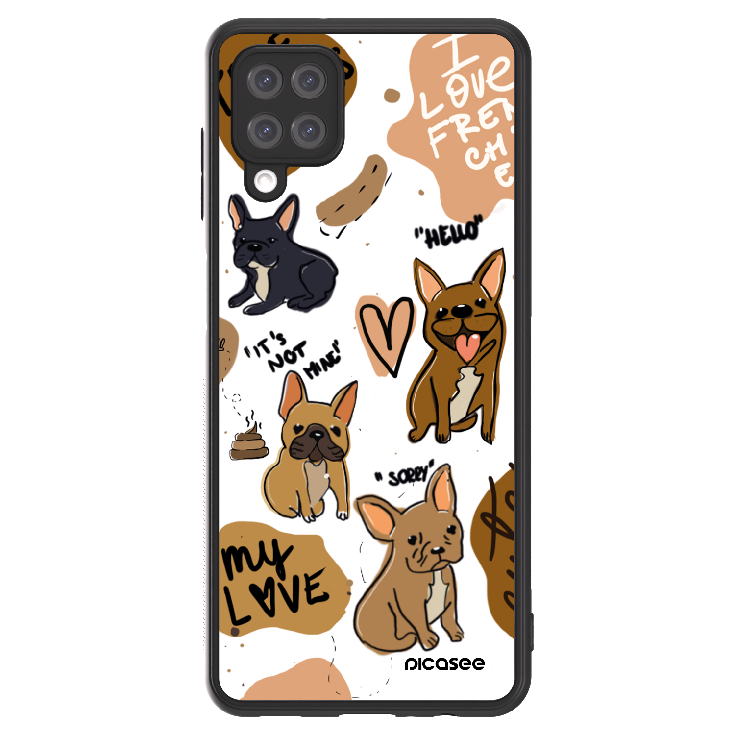 Picasee ULTIMATE CASE για Samsung Galaxy A12 A125F - Frenchies