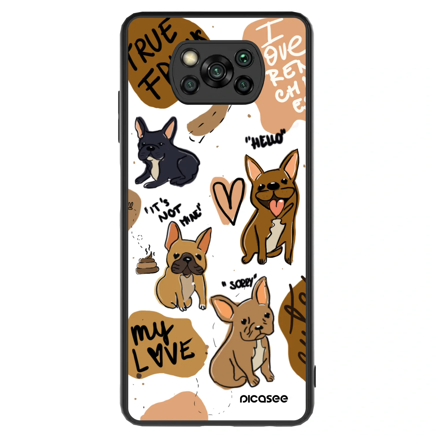 Picasee ULTIMATE CASE για Xiaomi Poco X3 - Frenchies