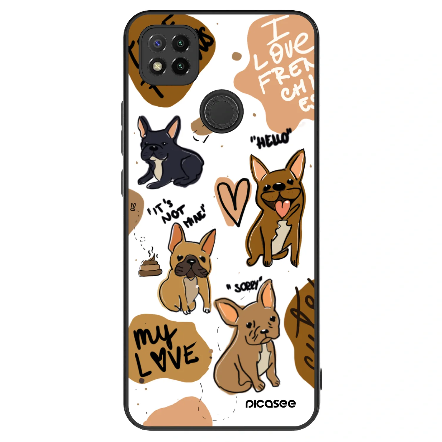 Picasee ULTIMATE CASE για Xiaomi Redmi 9C - Frenchies
