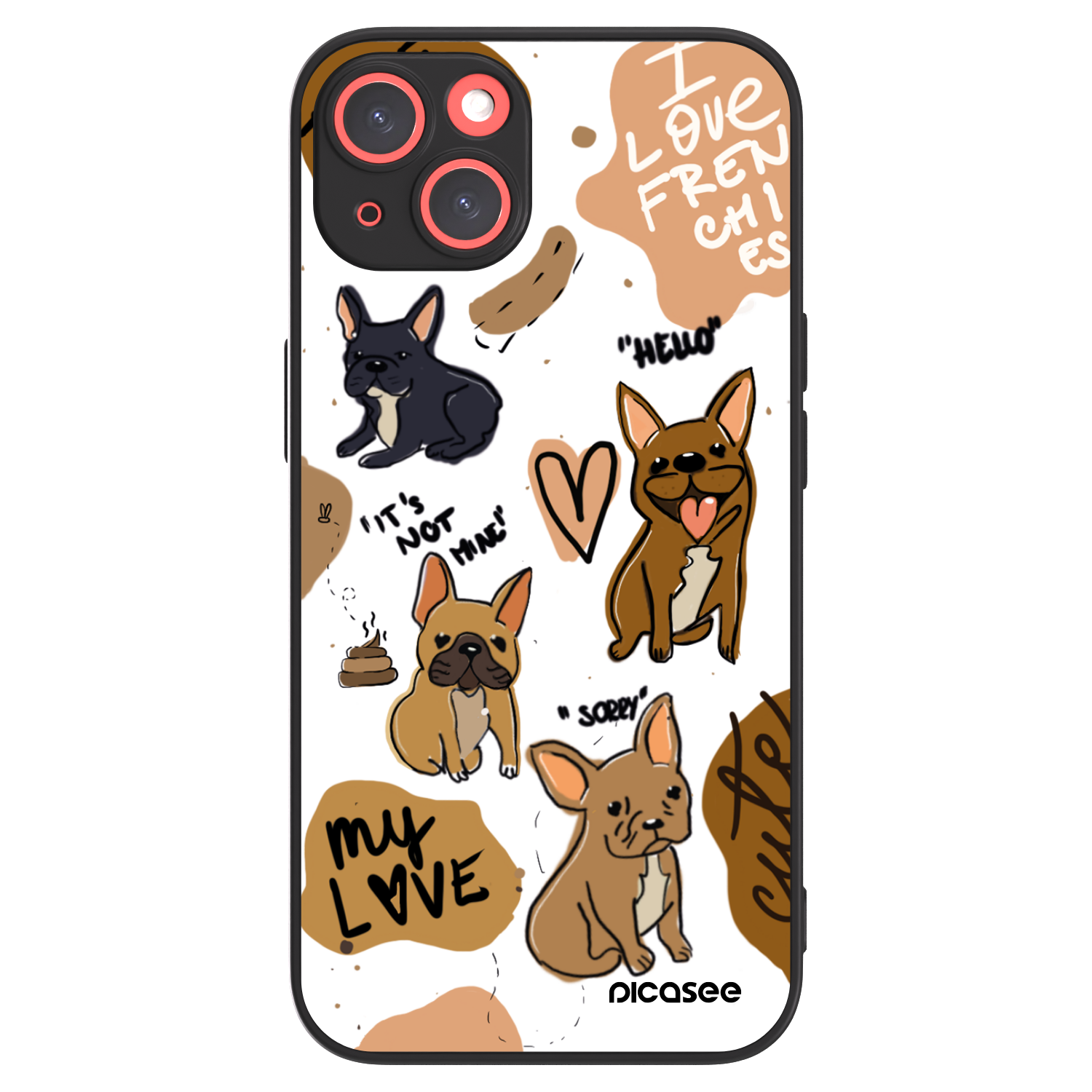 Picasee ULTIMATE CASE για Apple iPhone 13 - Frenchies