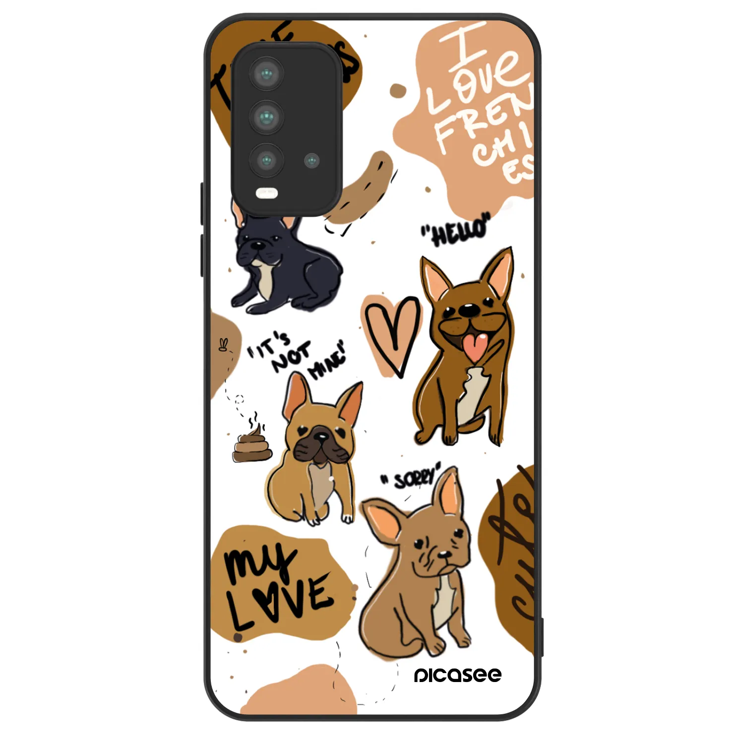 Picasee ULTIMATE CASE για Xiaomi Redmi 9T - Frenchies