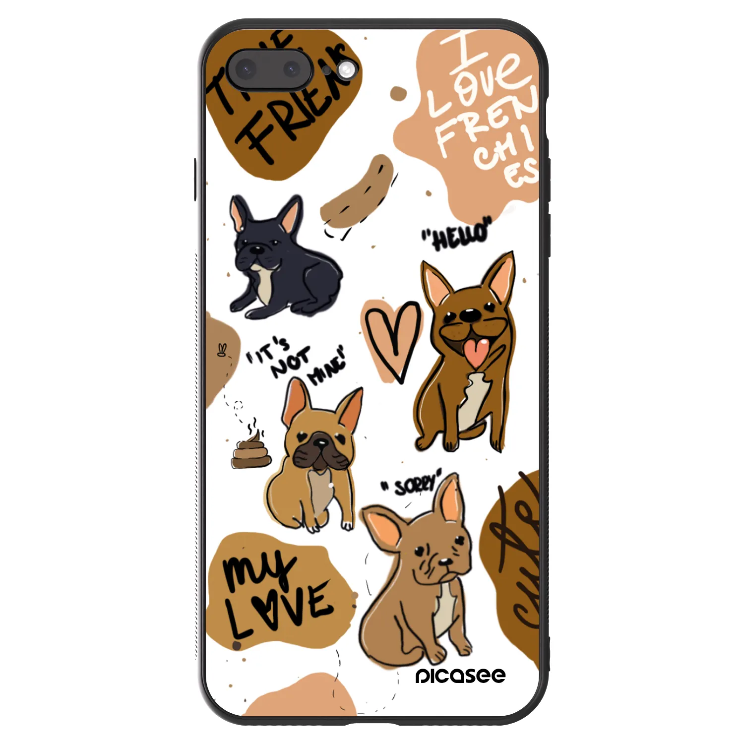 Picasee ULTIMATE CASE για Apple iPhone 8 Plus - Frenchies
