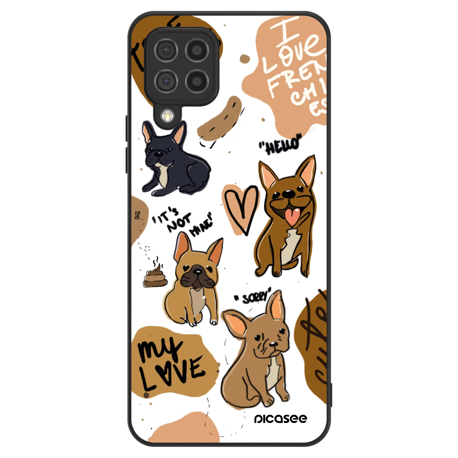 Picasee ULTIMATE CASE για Samsung Galaxy A22 A225F 4G - Frenchies