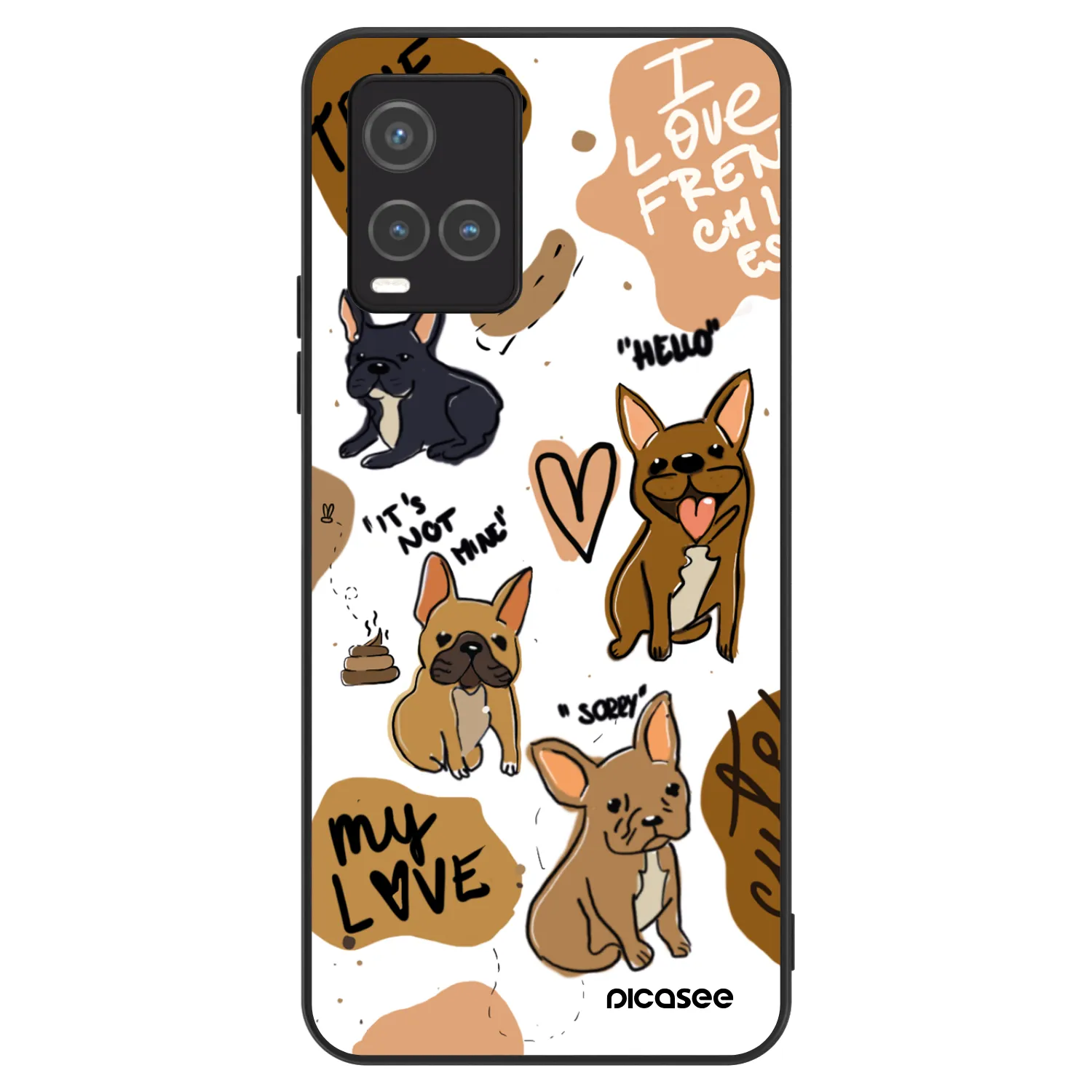 Picasee ULTIMATE CASE για Vivo Y33s - Frenchies