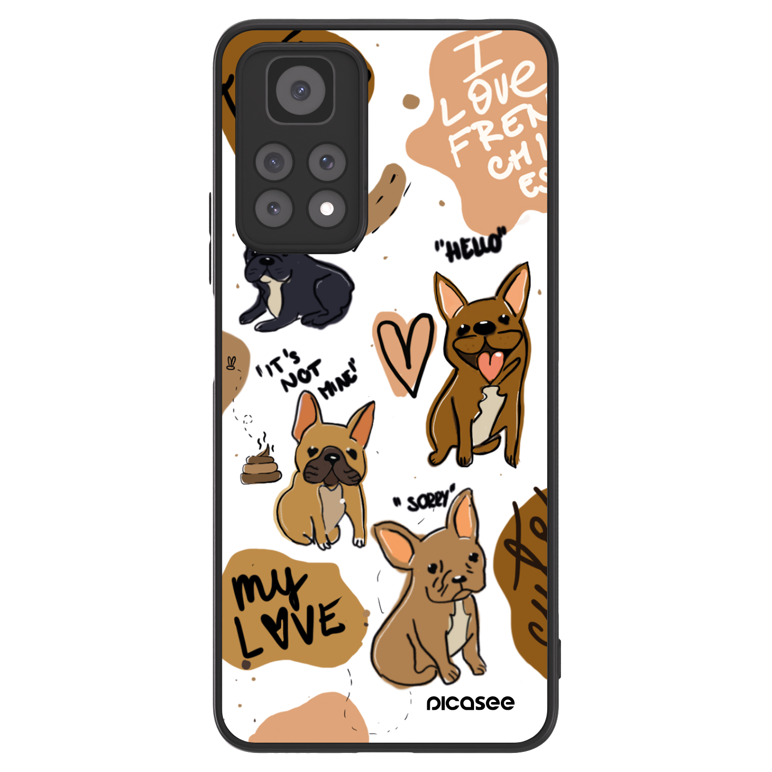 Picasee ULTIMATE CASE για Xiaomi Redmi Note 11 Pro - Frenchies